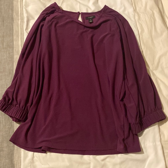 Purple three-quarter shirt by halogen - Picture 2 of 4